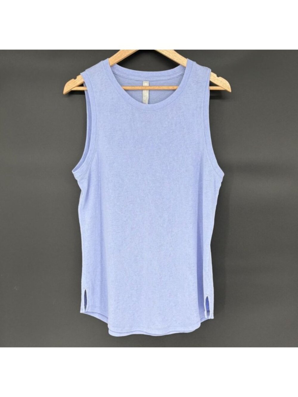 Athleta Breezy Tank Top Women's L Periwinkle Blue Modal Blend Activewear Gym